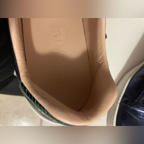Mens Gucci Sneakers worn once with box and duster bags in perfect condition - Picture 11 of 13